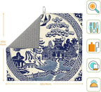Dish Drying Mat For Kitchen Counter Absorbent Dish Mat Reversible Drainer - Image 3
