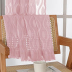 Aiyufeng Blush Pink Sheer Curtains 84 Inches Long 2 Panels Set, Soft Airy - Image 9