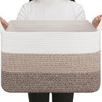OIAHOMY Rectangle Woven Storage Basket - Image 7