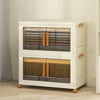 2 Tier Large Stackable Plastic Storage Bins - Image 9