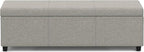 SIMPLIHOME Avalon 54 inch Wide Contemporary Rectangle Extra Large Storage - Image 5