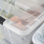 IRIS USA 72 Qt Stackable Plastic Storage Bins - Image 9