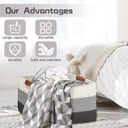 Large Collapsible Laundry Basket, Clothes Hamper - Image 7