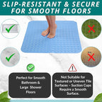 ENKOSI Extra Large Square Non Slip Shower Mat - Image 5