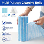 Disposable Cleaning Rolls Handi Wipes Reusable Cleaning Cloths Reusable Dry - Image 2