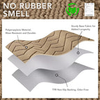hicorfe Front Door Mat Outside Entrance, Stain and Fade Resistant, Non Slip - Image 8