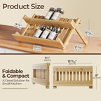 MUDEELA Bamboo Spice Rack Organizer - Image 5