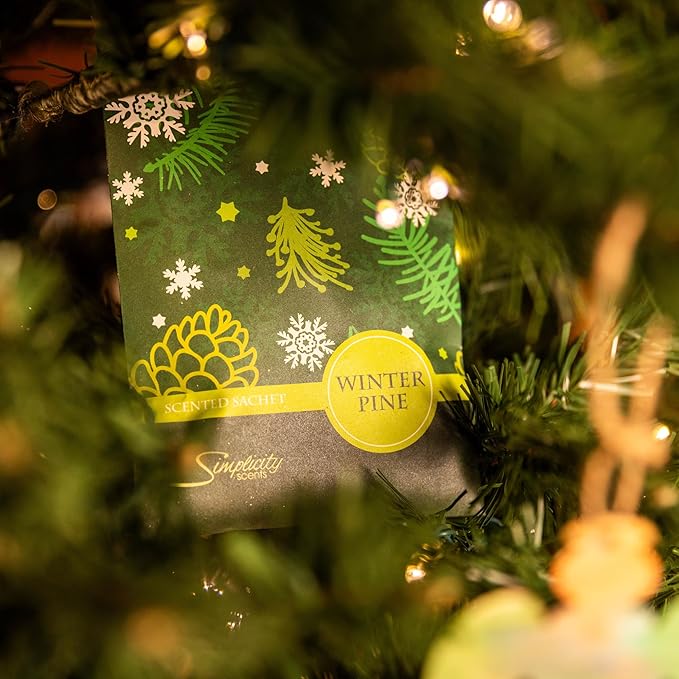 Winter Pine Scented Sachets Pack of 3, Long-Lasting Scented Bags, Home Fragrance - Image 6