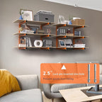 Lumber Rack Wall-Mounted Lumber Storage Rack, Heavy Duty Wood Storage Racks - Image 5