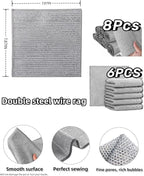 Stainless Steel Scrubber and Cleaning Rags - Image 2