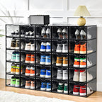 12 Pack Stackable Shoe Storage Organizer - Image 8