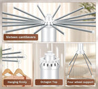 4-Legged Foldable Clothes Drying Rack - Image 7