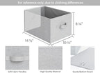 StorageWorks Storage Baskets for Shelves, Foldable Fabric Closet Storage Bins - Image 2