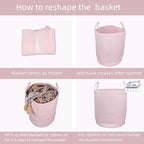 Cotton Rope Laundry Basket Hamper - Image 7