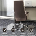 GLSLAND 46" x 55" Tempered Glass Chair Mat Heavy-Duty Floor Protector - Image 4