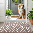 OLANLY Large Indoor Door Mat, 59x35 Inch, Dirt Resistant and Absorbent - Image 6