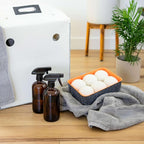 Three by Three Seattle Felt·Like·it!™ Wool Dryer Balls + Storage Bin: Reduce - Image 2