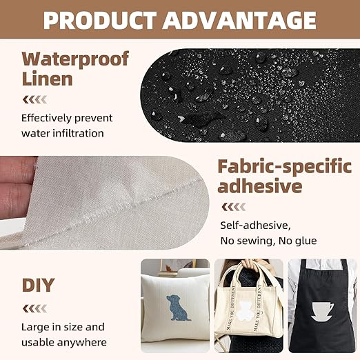Fabric Repair Patch, 17X158 Inch Fabric Large Repair Tape, Self-Adhesive Patches - Image 4