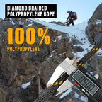 Diamond Braided Polypropylene Rope Nylon Rope Mix Thick Heavy Duty Ropes 1/2 - Image 4