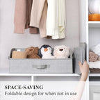 WUIKE Closet Organizers and Storage, Trapezoid Storage Bins, Fabric Closet Bins - Image 4