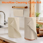 Roll of Microfiber Cleaning Cloth –100 Pack, Tear Away Microfiber Towels - Image 2