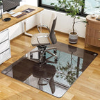 GLSLAND Office Chair Mat, 1/6" Thick Computer Floor Mat by GLSLAND