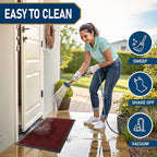 Smiry Front Door Mat Outside Entrance, Heavy Duty Outdoor Indoor Mat, Natural - Image 6