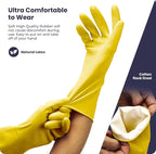 FMP Brands 3/6/12/60 Pairs Cleaning Gloves, Waterproof Rubber Gloves - Image 3