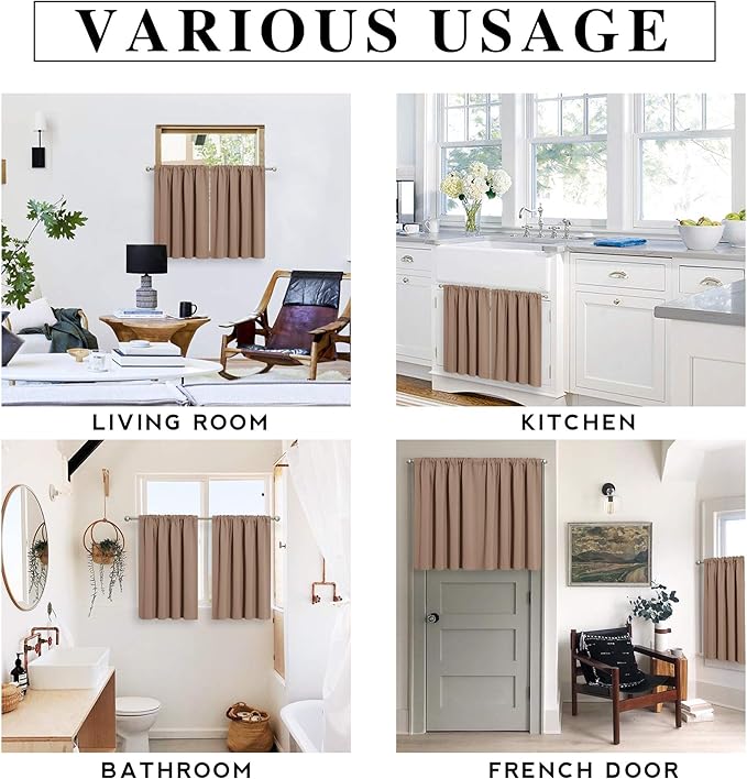 RYB HOME Small Window Curtains - Image 6