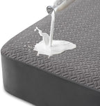 Hanherry 100% Waterproof Mattress Protector King Size by Hanherry
