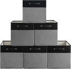 13 x 13 Inch Fine Linen Storage Bins by FinishingBo