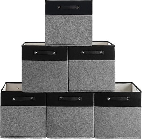 13 x 13 Inch Fine Linen Storage Bins by FinishingBo