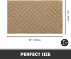 Door Mat Indoor Doormat, Heavy Duty Low-Profile Entrance Rugs, Absorbent Resist - Image 2