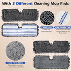Two Sided Dust Mop Floor Cleaning System, MASTERTOP 360 Microfiber Mop - Image 6