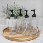 Cornucopia Brands 8oz Clear Glass Pump Bottles, Great as Essential Oil Bottles - Image 2