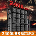 Storage Shelves Heavy Duty, 5-tier Adjustable Metal Industrial Utility Shelf - Image 4