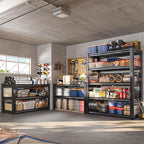 REIBII 3010LBS Storage Shelves 72" H Garage Shelving Heavy Duty Metal Shelving - Image 6