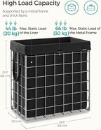 SONGMICS 29 Gal. Laundry Basket, Laundry Hamper, Collapsible Clothes Hamper - Image 5