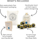 Friendsheep Wool Dryer Balls 6 Pack XL Organic Premium Reusable Cruelty Free - Image 4