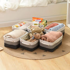 Small Storage Baskets for Shelves, Fabric Storage Baskets for Closet, - Image 2