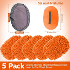 Layhit 5 Pcs Car Wash Mitt Set, Brush Not Included, Microfiber Mitt Cleaning - Image 2