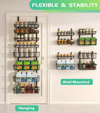 Over The Door Pantry Organizer, Pantry Organization and Storage, 8-Tier Deep - Image 7