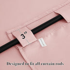 RYB HOME Pink Blackout Curtains - Image 5