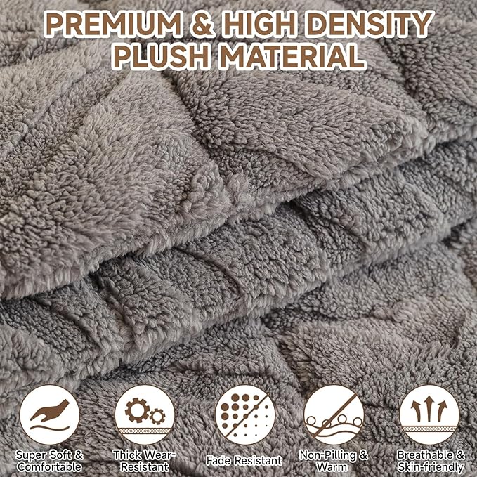 OTOB Couch Cover for Dogs Washable Pet Friendly, Non Slip Plush Funny Fuzzy - Image 3