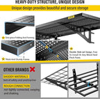2-Pack 1.64x4ft Adjustable Garage Wall Shelving 560lbs Load Capacity Heavy Duty - Image 4