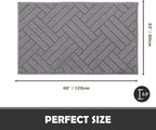 Door Mat Indoor Doormat, Entryway Rug Door Mats Non-Slip Rubber Backing - Image 2