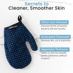 Japanese Exfoliating Mitt for Shower - Image 3