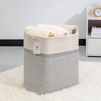 Medium and Large Woven Basket//With Handle, Used - Image 2