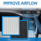 HEPA Cabin Air Filter With Activated Carbon Replacement CF10138 Compatible with - Image 6