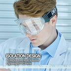 DEX FIT Protective Safety Goggles SG220A; OTG Over Glasses Fit, Anti Fog & - Image 6